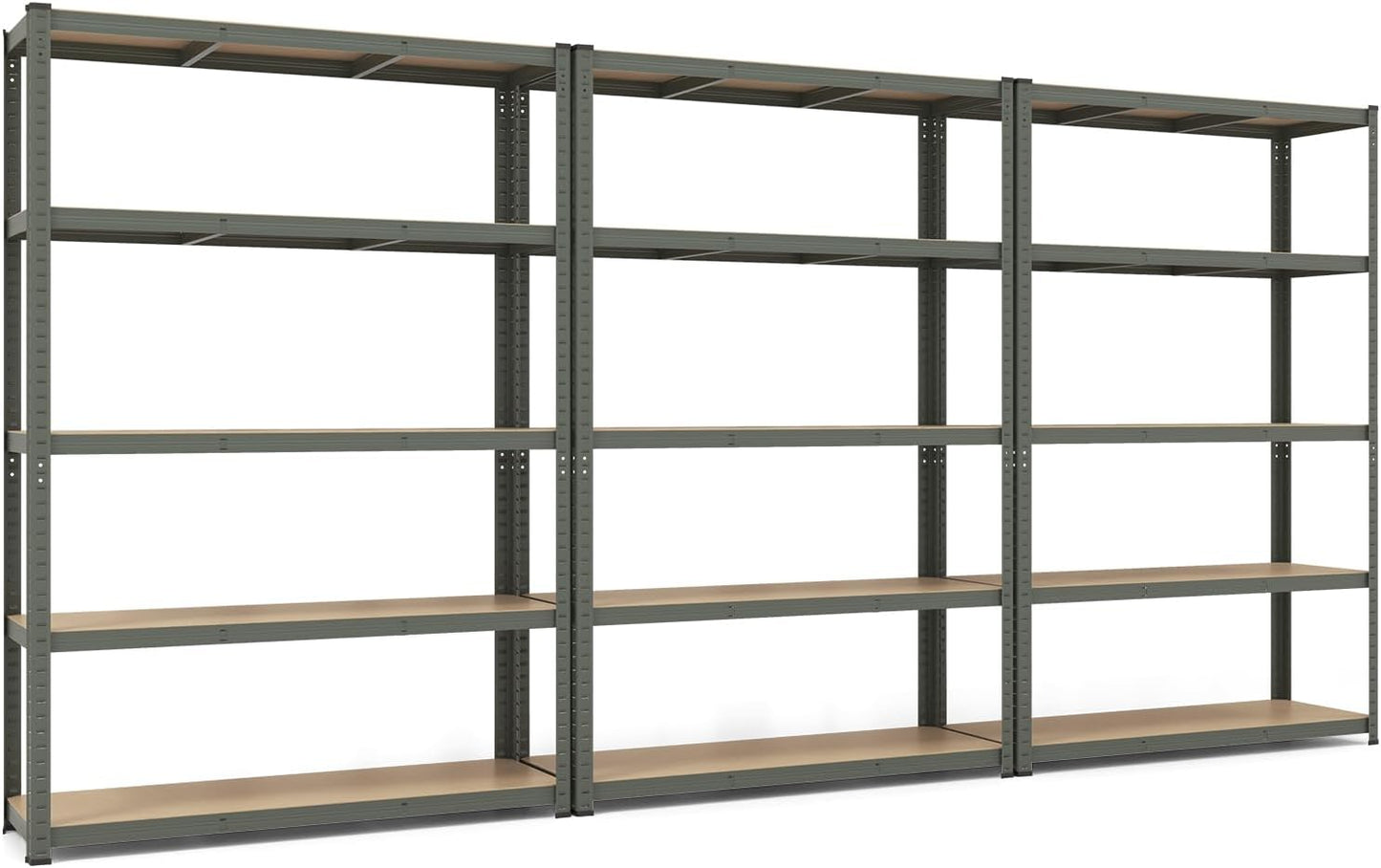 Tangkula 5-Tier Heavy Duty Metal Shelving with 2000 LBS Load, 35" / 47" Wide