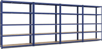 Tangkula 5-Tier Heavy Duty Metal Shelving with 2000 LBS Load, 35" / 47" Wide