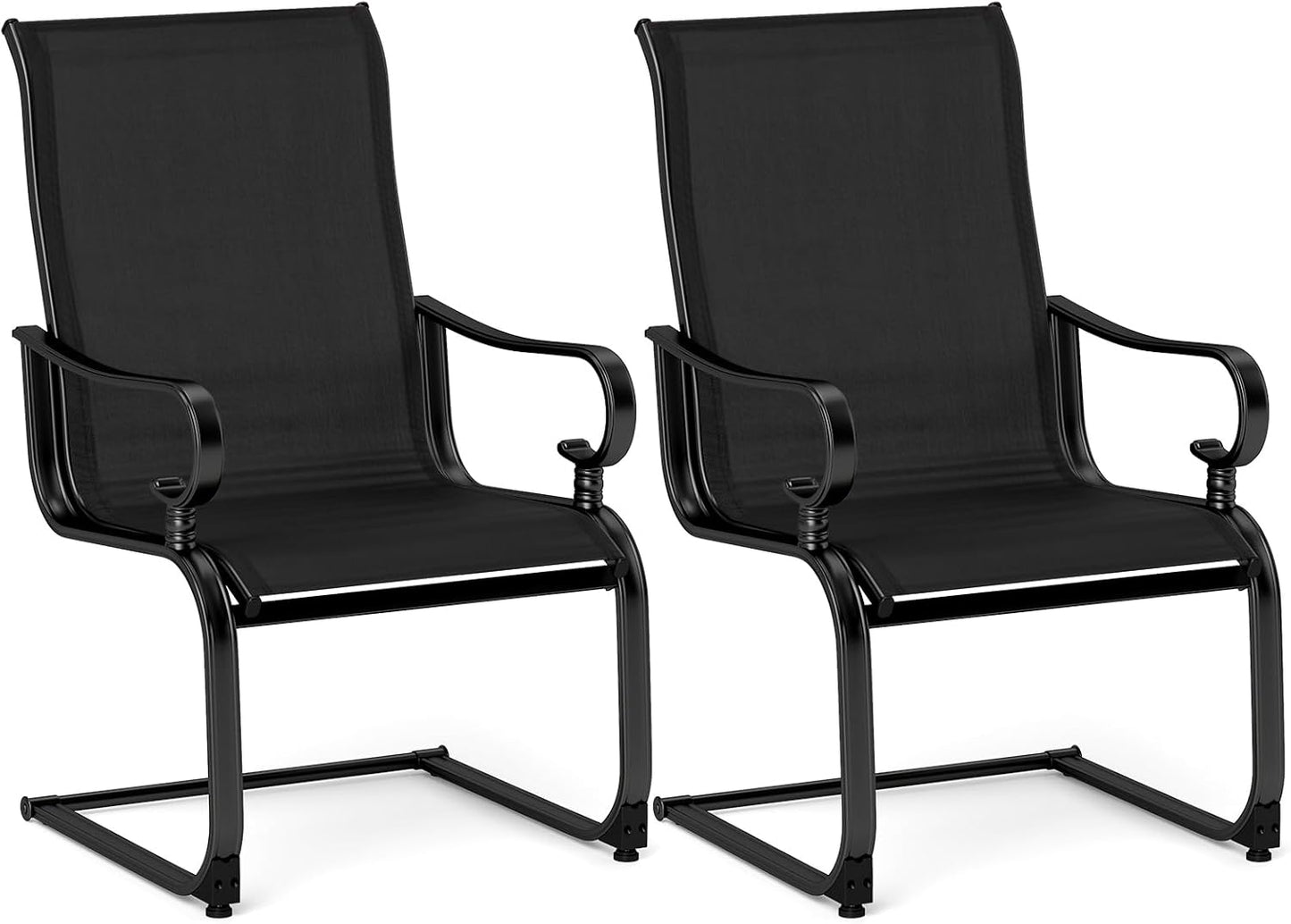 Tangkula Lot de 2/4 chaises de patio