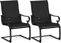 Tangkula Lot de 2/4 chaises de patio