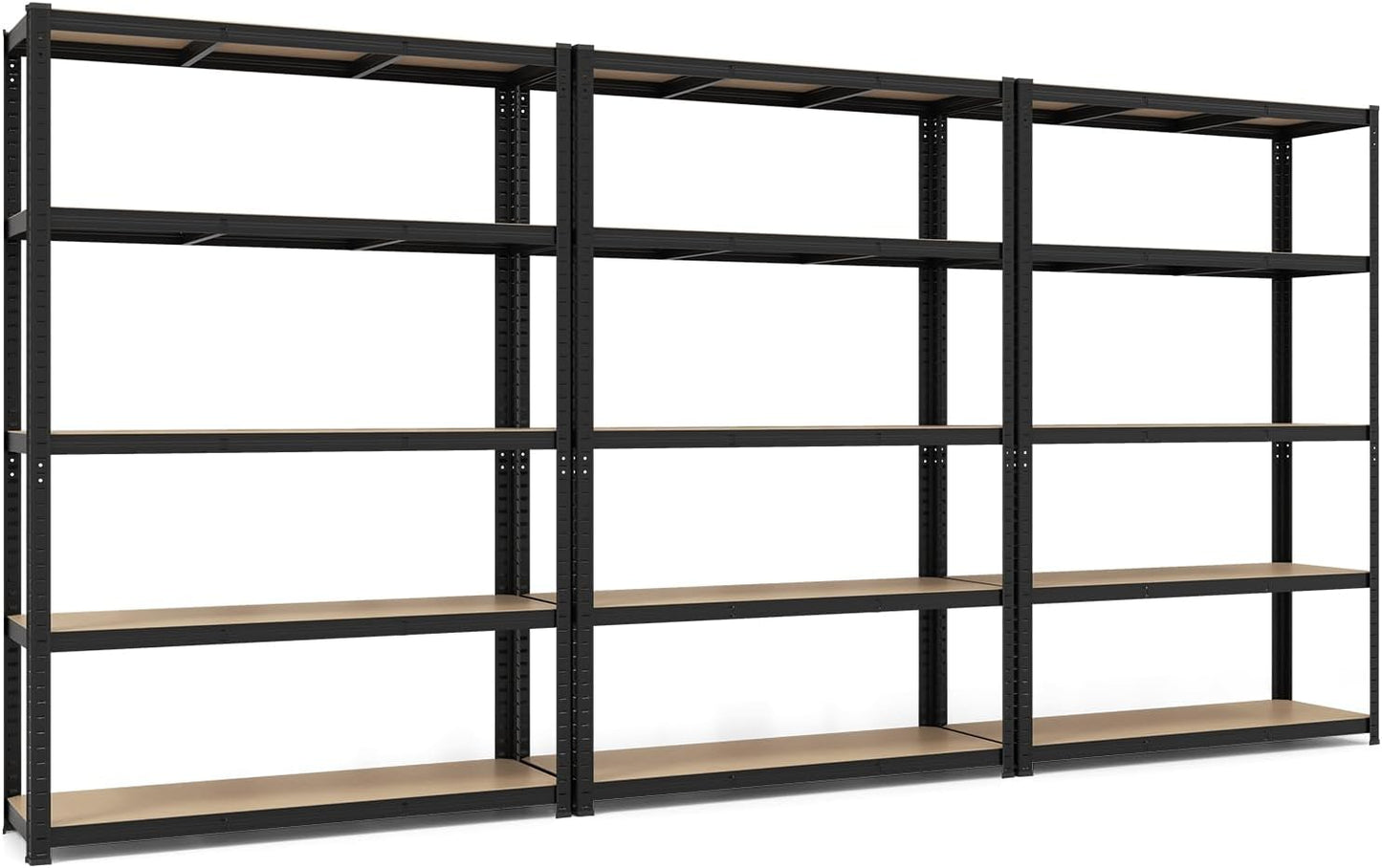 Tangkula 5-Tier Heavy Duty Metal Shelving with 2000 LBS Load, 35" / 47" Wide