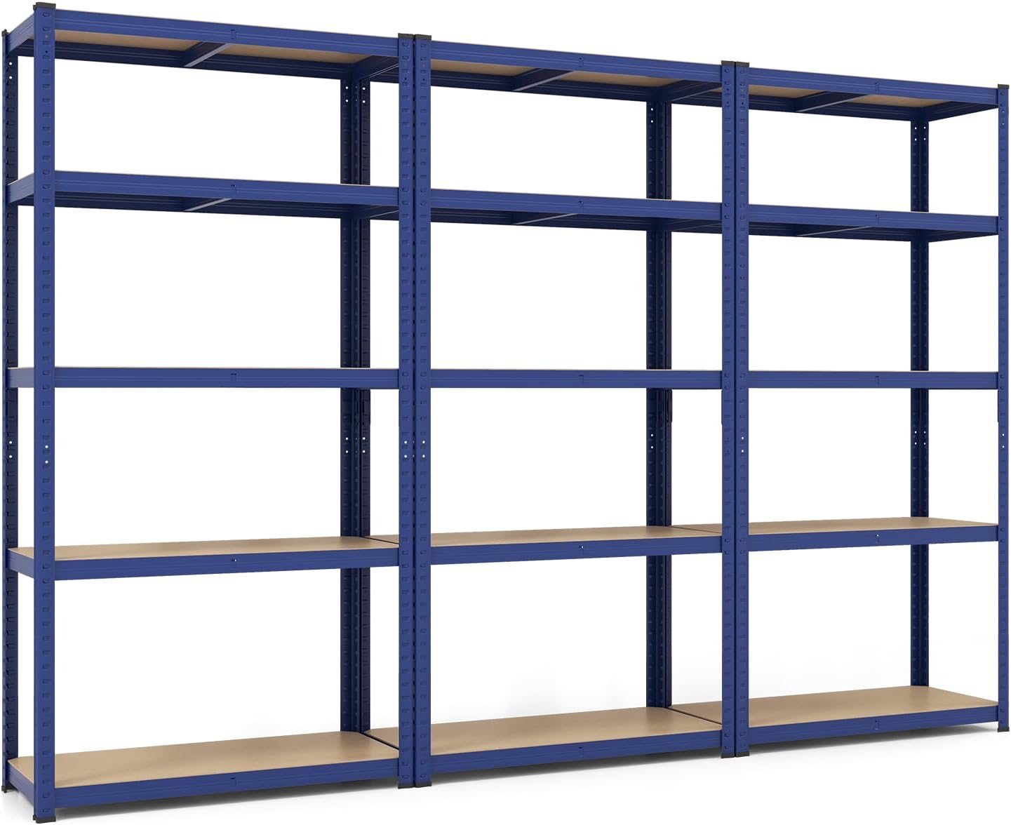 Tangkula 5-Tier Heavy Duty Metal Shelving with 2000 LBS Load, 35" / 47" Wide
