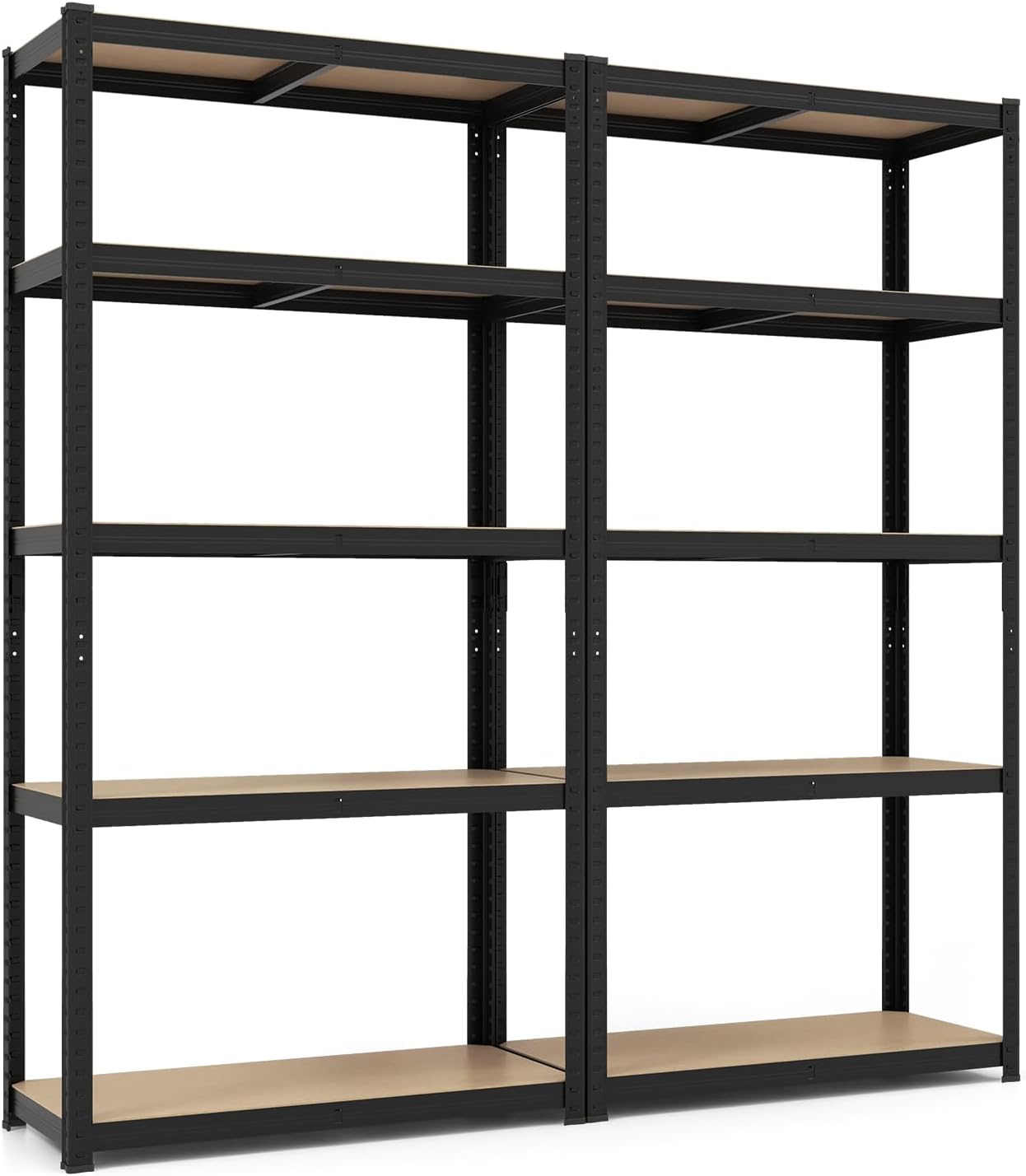 Tangkula 5-Tier Heavy Duty Metal Shelving with 2000 LBS Load, 35" / 47" Wide