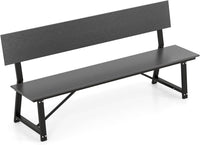 Tangkula 72” Outdoor Bench, Extra Long Patio HDPE Bench for 4 People, 1100 lbs Weight Capacity