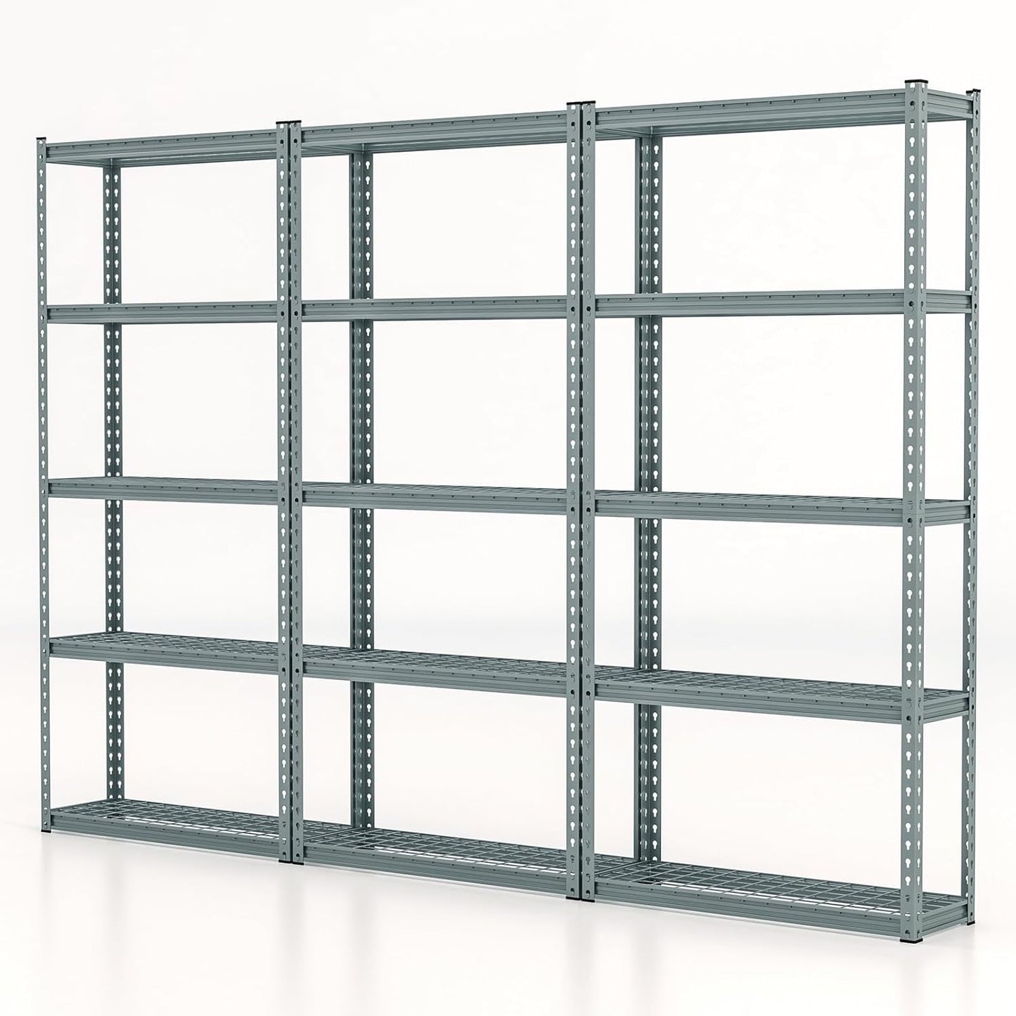 Tangkula 5-Tier Garage Storage Shelves, Heavy Duty Metal Storage Shelving Unit, 35.5" x 12" x 72"