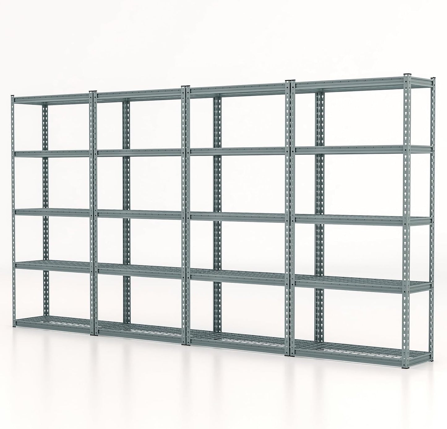 Tangkula 5-Tier Garage Storage Shelves, Heavy Duty Metal Storage Shelving Unit, 35.5" L x 15.5" W x 72" H