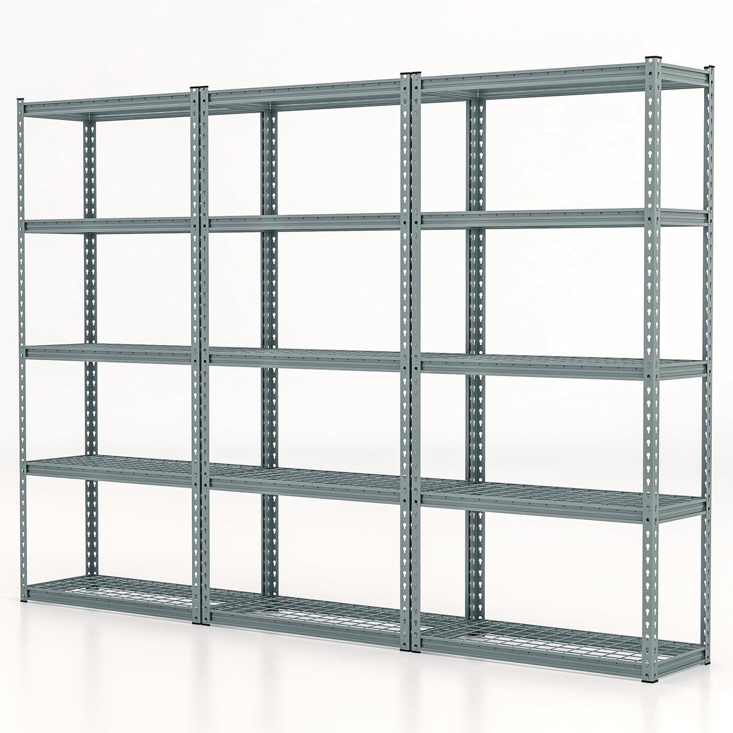 Tangkula 5-Tier Garage Storage Shelves, Heavy Duty Metal Storage Shelving Unit, 35.5" L x 15.5" W x 72" H
