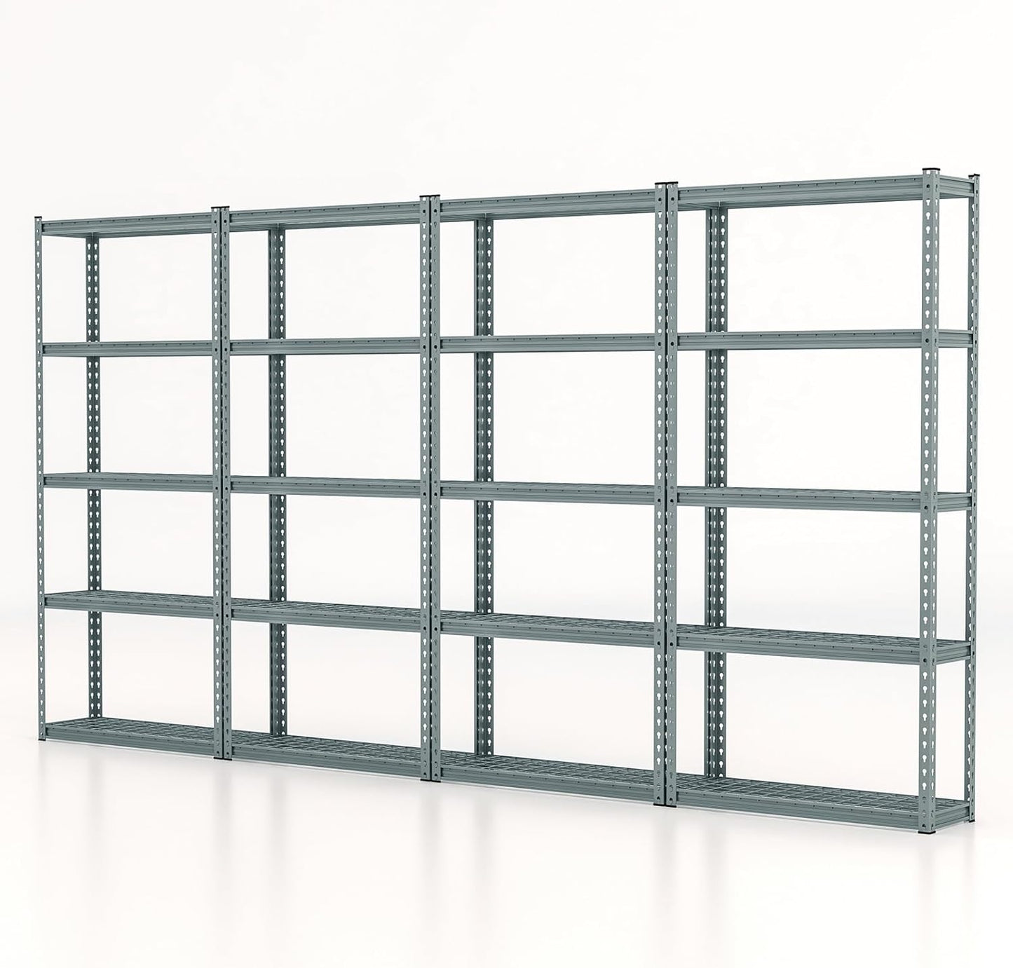 Tangkula 5-Tier Garage Storage Shelves, Heavy Duty Metal Storage Shelving Unit, 35.5" x 12" x 72"