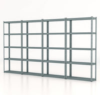 Tangkula 5-Tier Garage Storage Shelves, Heavy Duty Metal Storage Shelving Unit, 35.5" x 12" x 72"