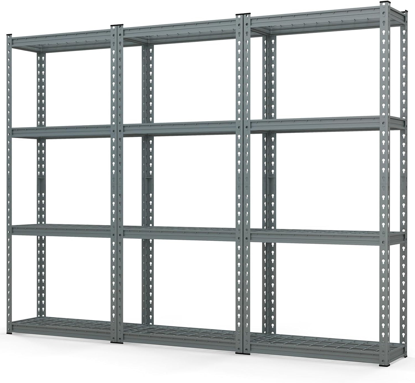 Tangkula 4-Tier Garage Storage Shelves for Warehouse Kitchen Pantry Basement, 27.5" x 12" x 60"