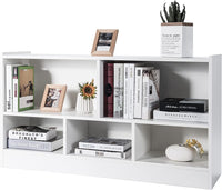 Tangkula Wood Storage Cube Bookcase, Multipurpose Display Storage Cabinet