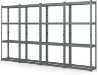 Tangkula 4-Tier Garage Storage Shelves for Warehouse Kitchen Pantry Basement, 27.5" x 12" x 60"