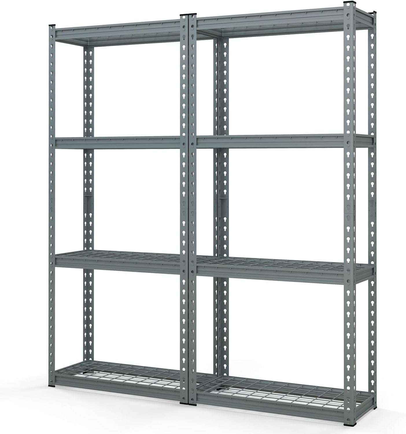 Tangkula 4-Tier Garage Storage Shelves for Warehouse Kitchen Pantry Basement, 27.5" x 12" x 60"