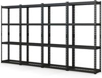 Tangkula 4-Tier Garage Storage Shelves for Warehouse Kitchen Pantry Basement, 27.5" x 12" x 60"