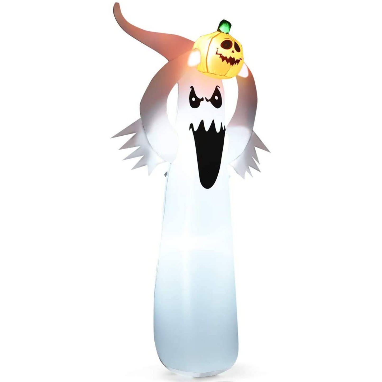 Tangkula Halloween Decorations, Halloween Inflatable Ghost With Led Lights
