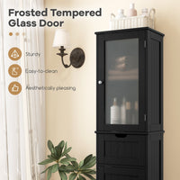 Tangkula 67" Tall Bathroom Cabinet, Narrow Storage Organizer