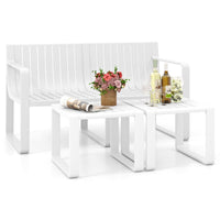 Tangkula 3 Piece Patio Furniture Set