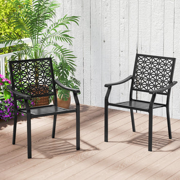 Tangkula Patio Dining Chairs Set