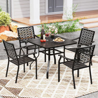 Tangkula Patio Dining Chairs Set