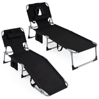 Chaise longue de plage avec trou pour le visage, pour l'extérieur au bord de la piscine