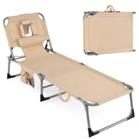 Chaise longue de plage avec trou pour le visage, pour l'extérieur au bord de la piscine