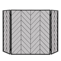 Tangkula 31 x 52.5In 3-Panel Fireplace Screen