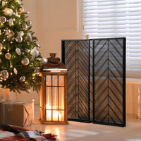 Tangkula 31 x 52.5In 3-Panel Fireplace Screen