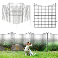 Tangkula 39 in(H) x 14.5 ft(W) Decorative Garden Fence