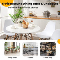 5-Piece Dining Table Set for 4 - Tangkula