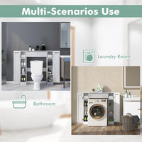 Over The Toilet Storage Cabinet, Bathroom Space Saver - Tangkula