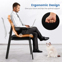 Tangkula Conference Room Chairs, Stackable Office Guest Chairs