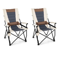 Tangkula Folding Camping Chair, Portable Lightweight Camp Chair