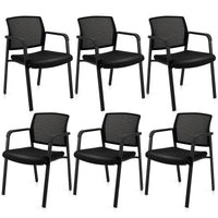 Tangkula Conference Room Chairs, Stackable Office Guest Chairs