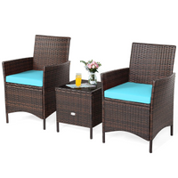 Tangkula 3-Piece Patio Conversation Set