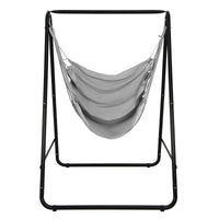 Tangkula Hammock with Stand Included, Freestanding Hammock Chair