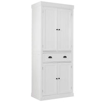 72" Freestanding Kitchen Pantry Cupboard Cabinet - Tangkula