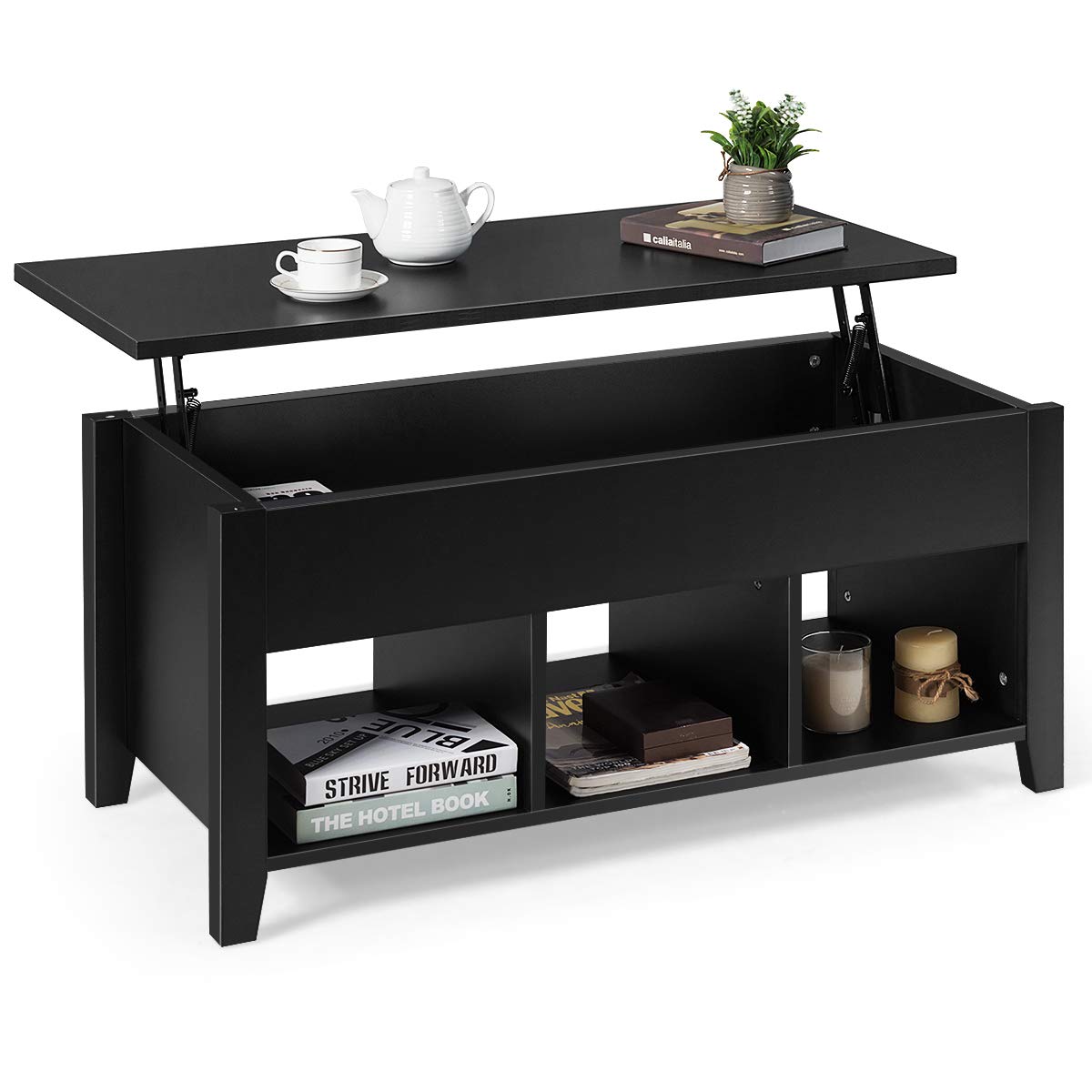 Lift Top Coffee Table - Tangkula