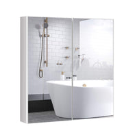 2-Tier Wall-Mounted Storage Cabinet - Tangkula