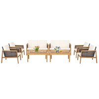 Tangkula Outdoor Acacia Wood Furniture Set - Tangkula