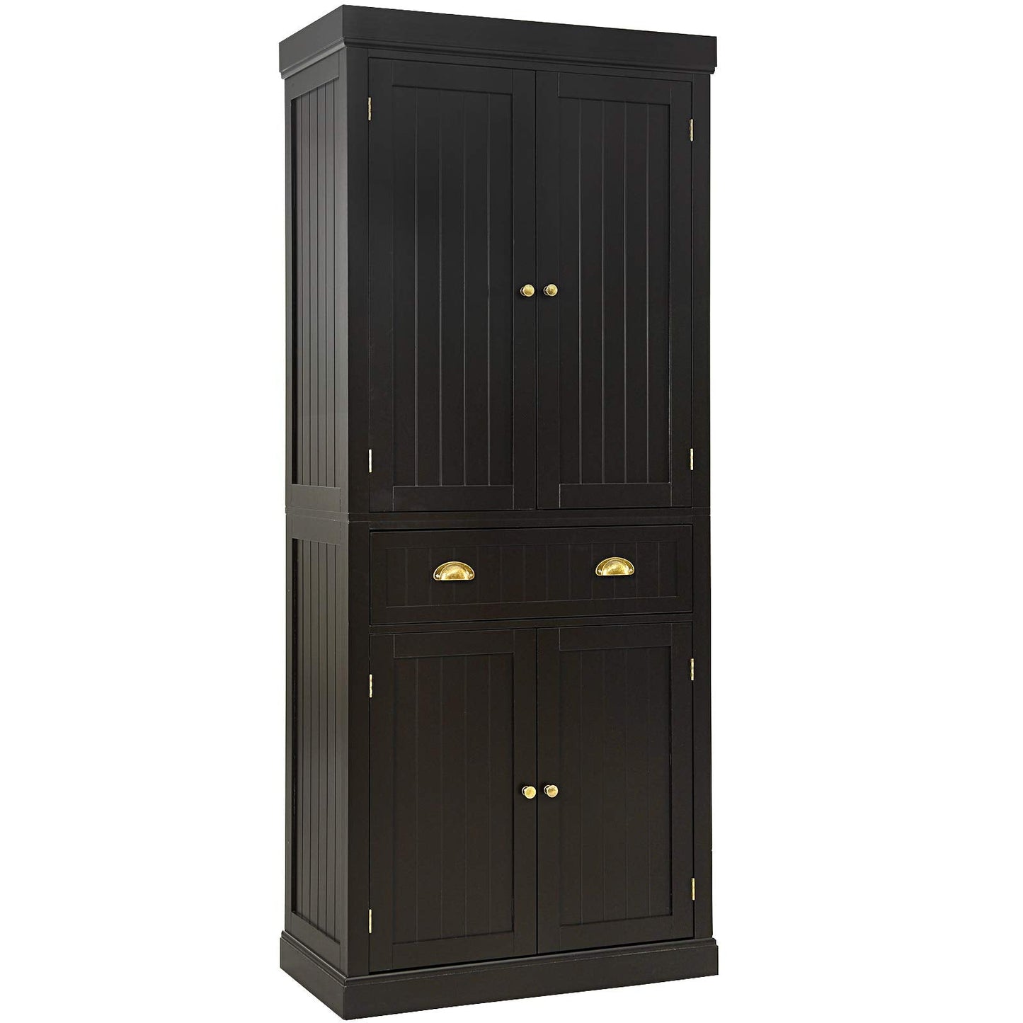 72" Freestanding Kitchen Pantry Cupboard Cabinet - Tangkula