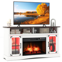 Tangkula Fireplace TV Stand for TVs Up to 65"