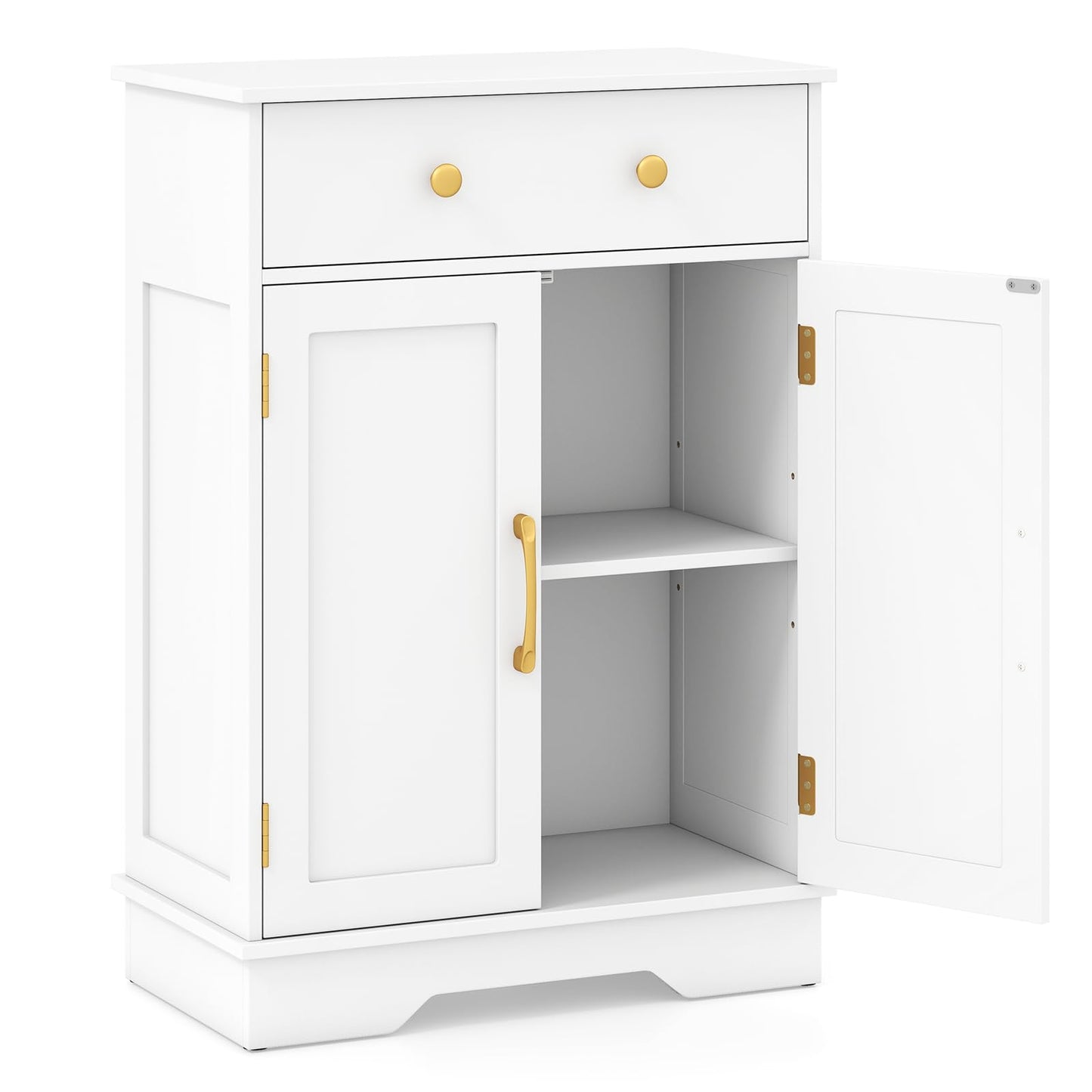 Tangkula Bathroom Floor Cabinet for Living Room