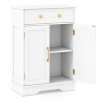 Tangkula Bathroom Floor Cabinet for Living Room
