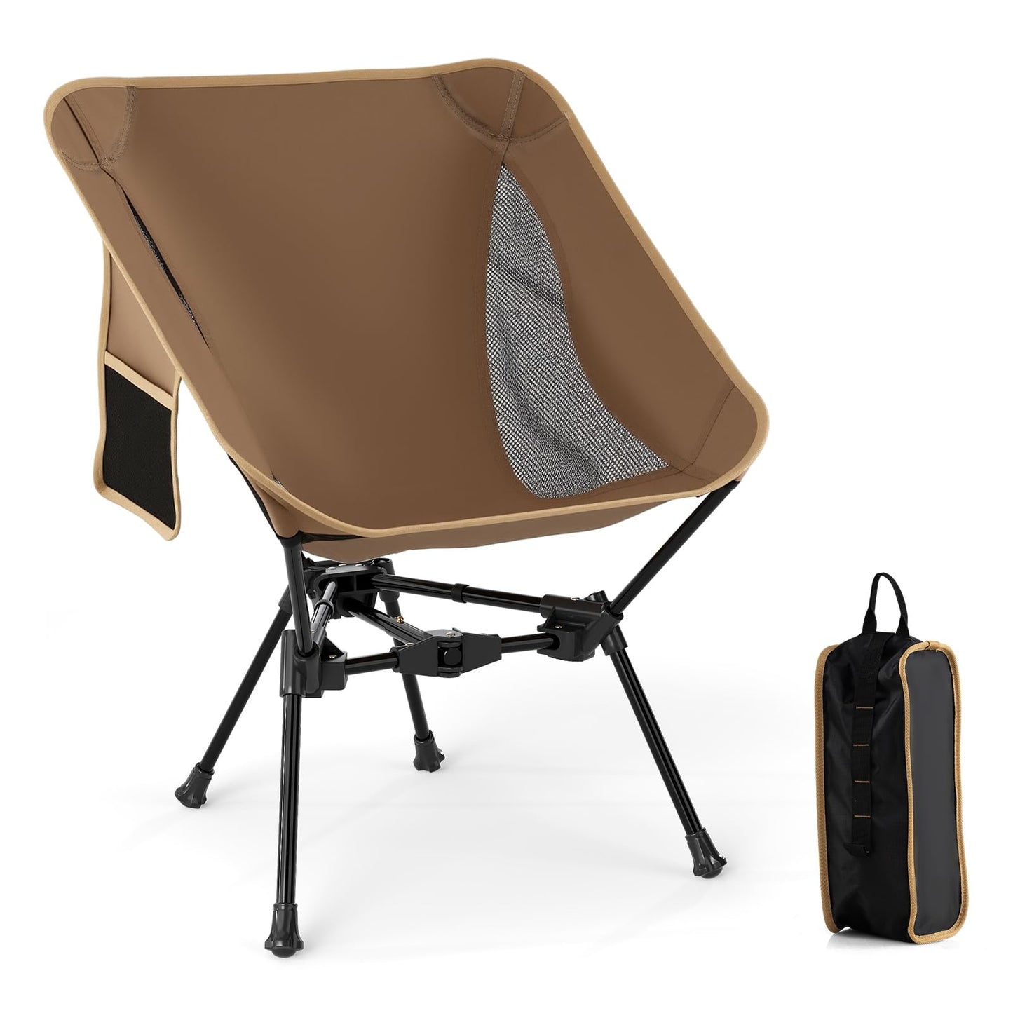 Tangkula Portable Camping Chair for Backpacking Hiking Beach Picnic Travel
