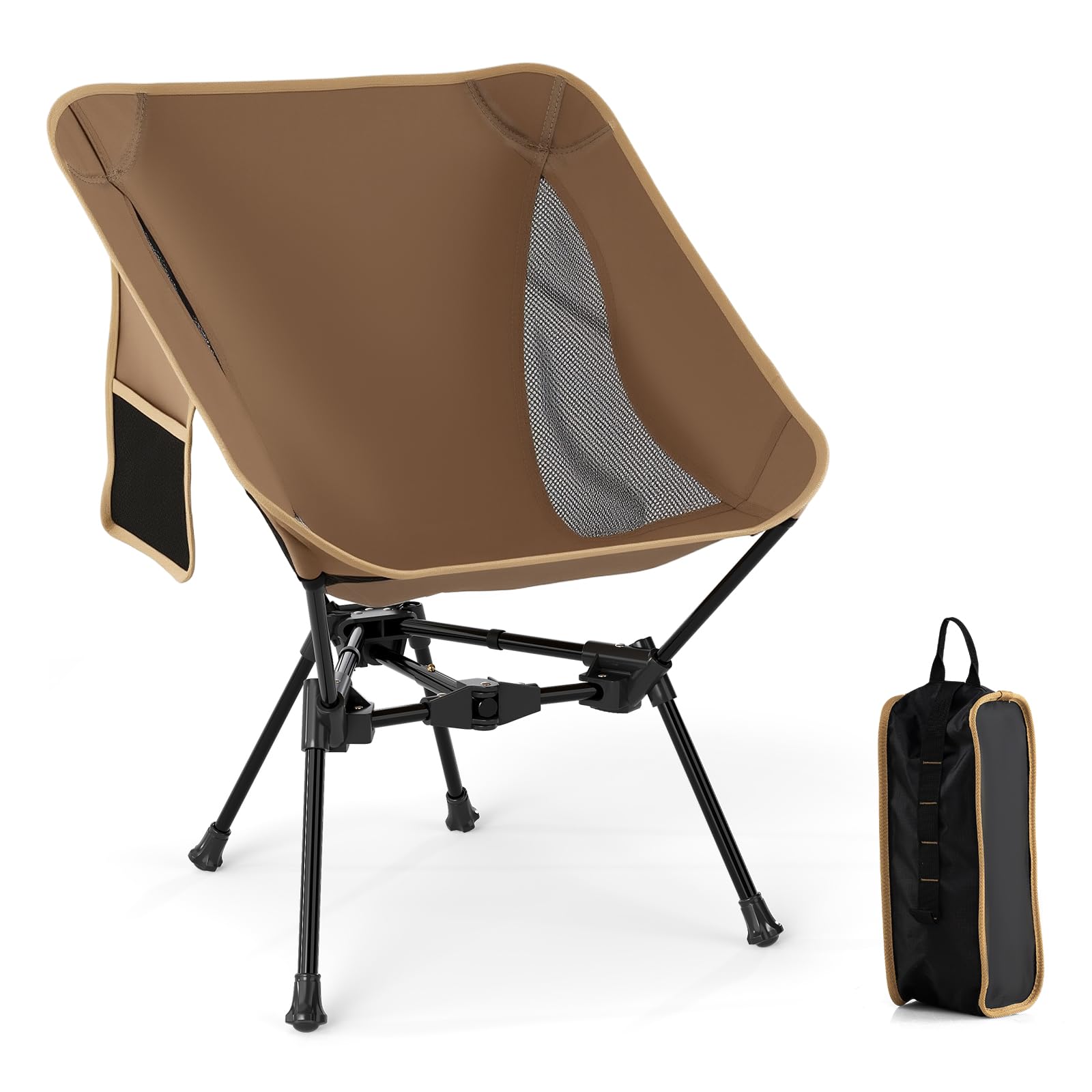 Tangkula Portable Camping Chair for Backpacking Hiking Beach Picnic Travel