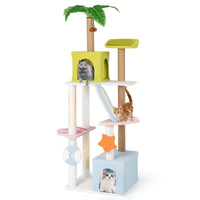 Tangkula 71 Inch Tall Cat Tree