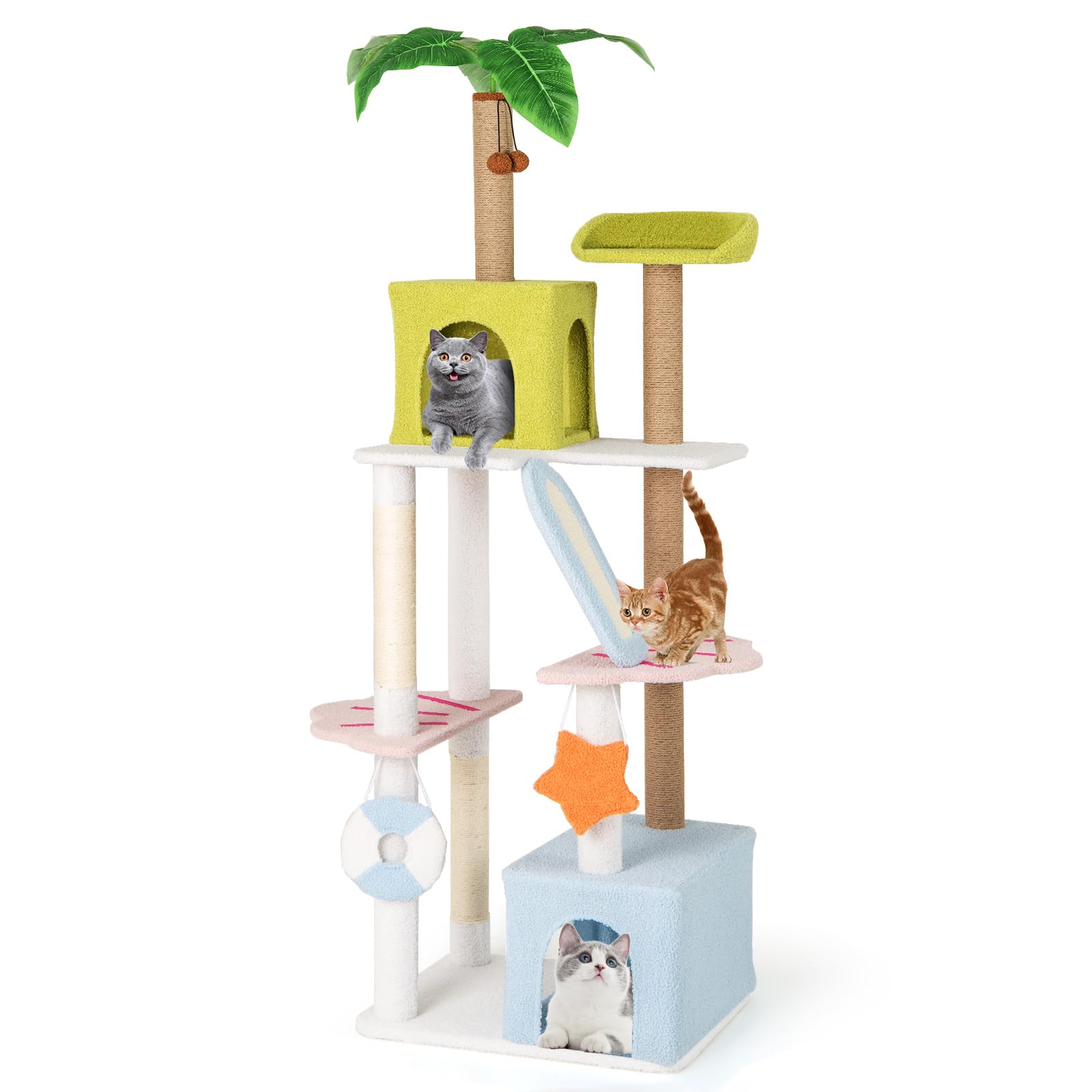 Tangkula 71 Inch Tall Cat Tree