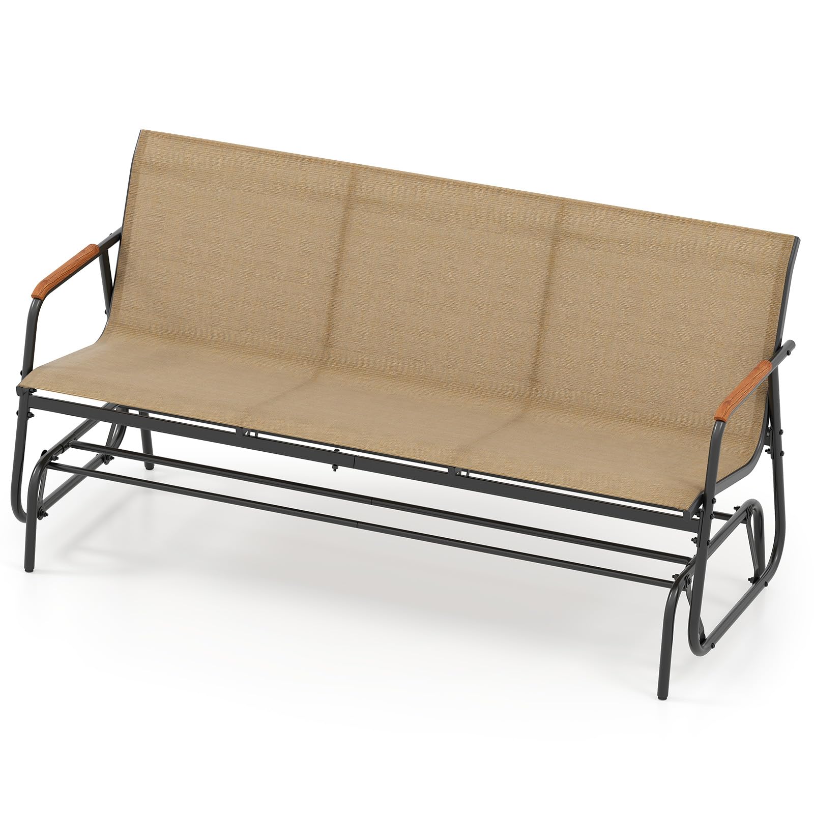Tangkula 2/3-Person Outdoor Glider Bench