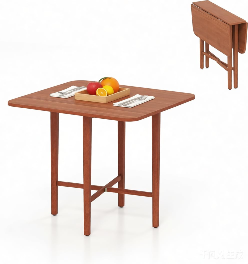 Tangkula 36" Foldable Square Dining Table