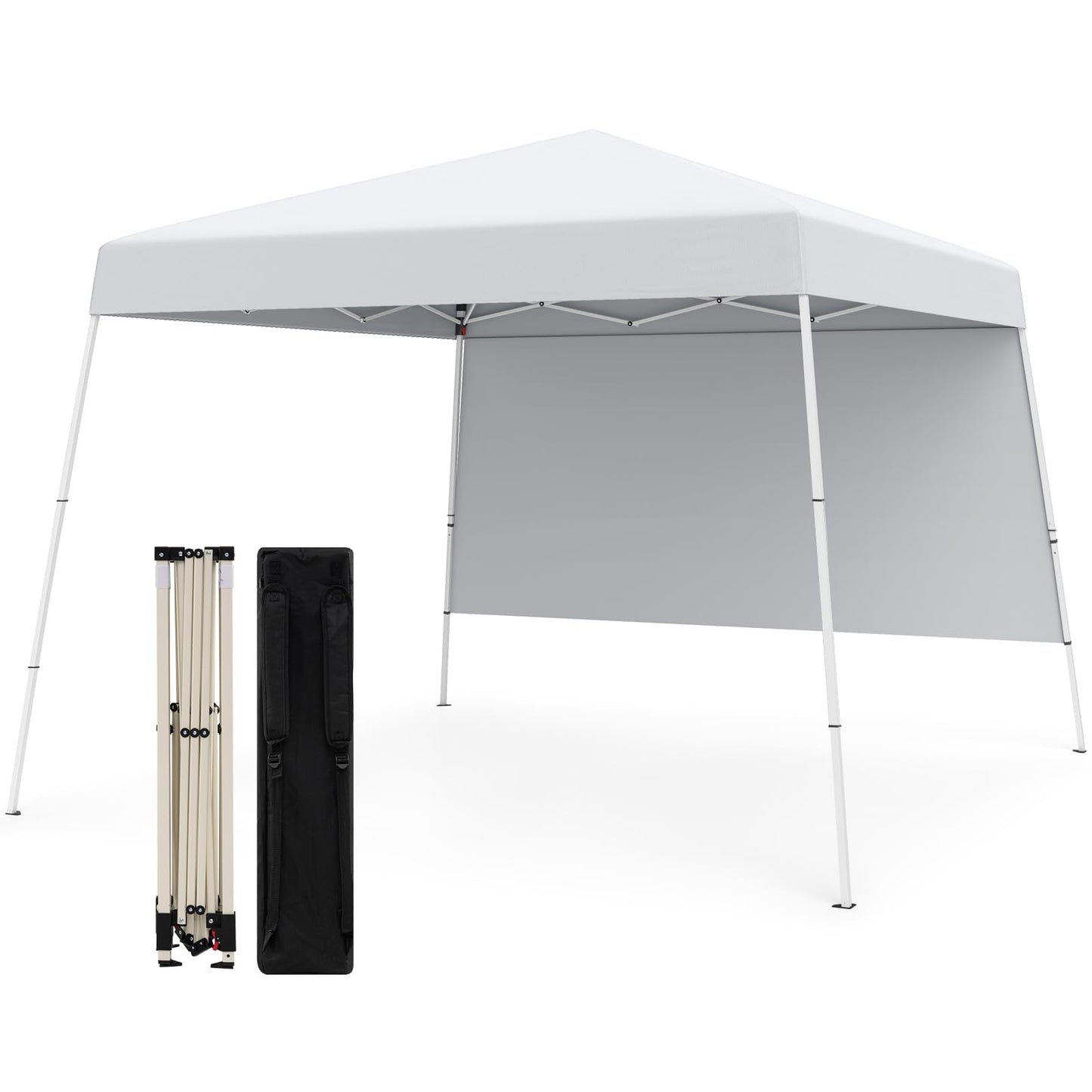 Tangkula 10x10 FT Pop Up Canopy with Sidewall